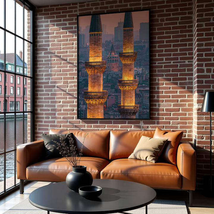 Istanbul - Mosquée - Toile/Verre acrylique