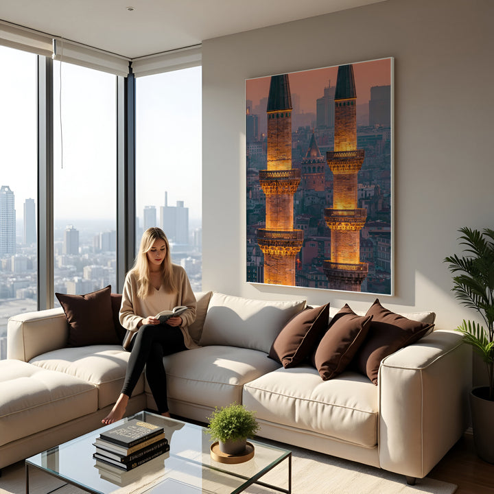 Istanbul - Mosquée - Toile/Verre acrylique