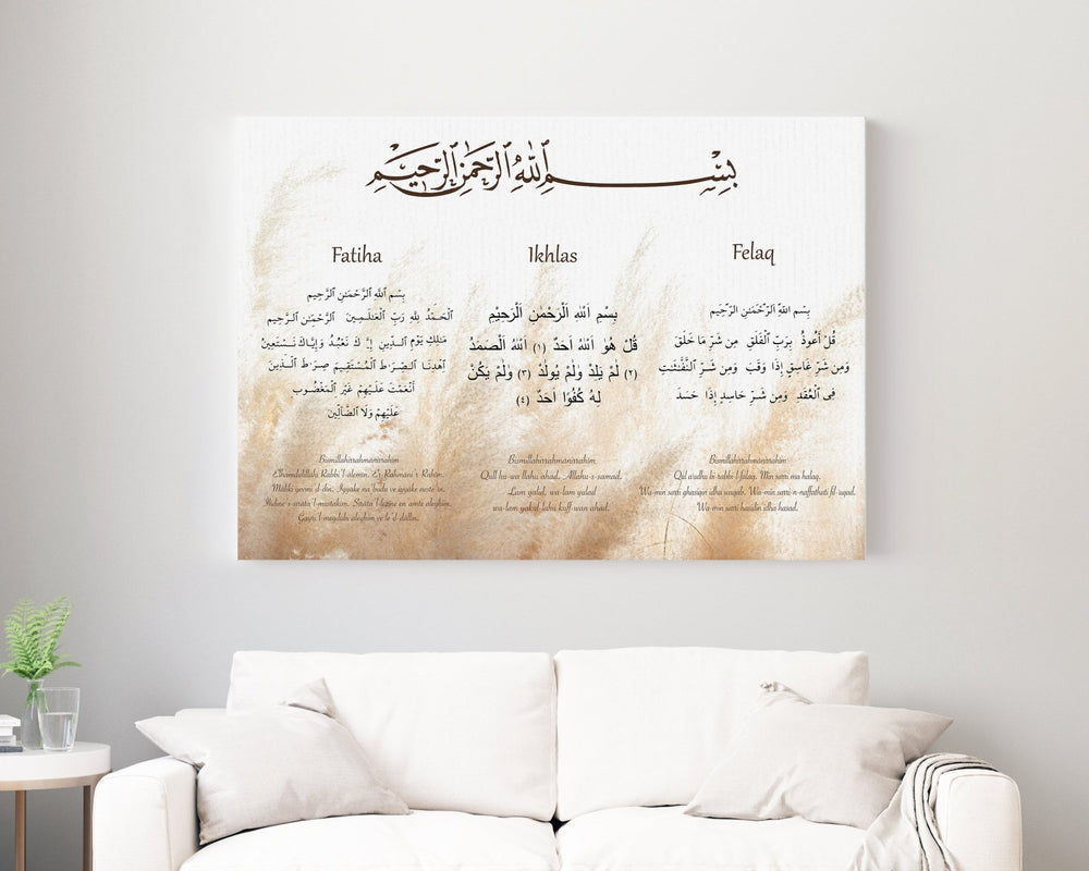 3in1 Schutzsuren - Leinwand/Acrylglas - Beautiful Wall