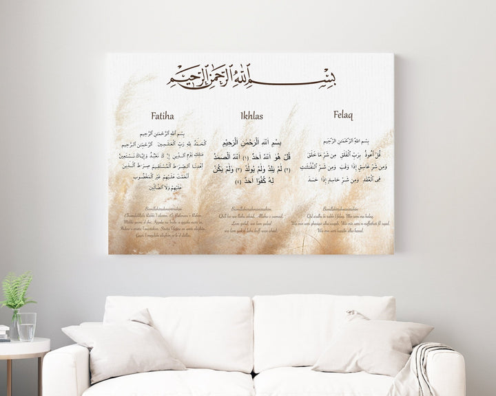 3in1 Schutzsuren - Leinwand/Acrylglas - Beautiful Wall