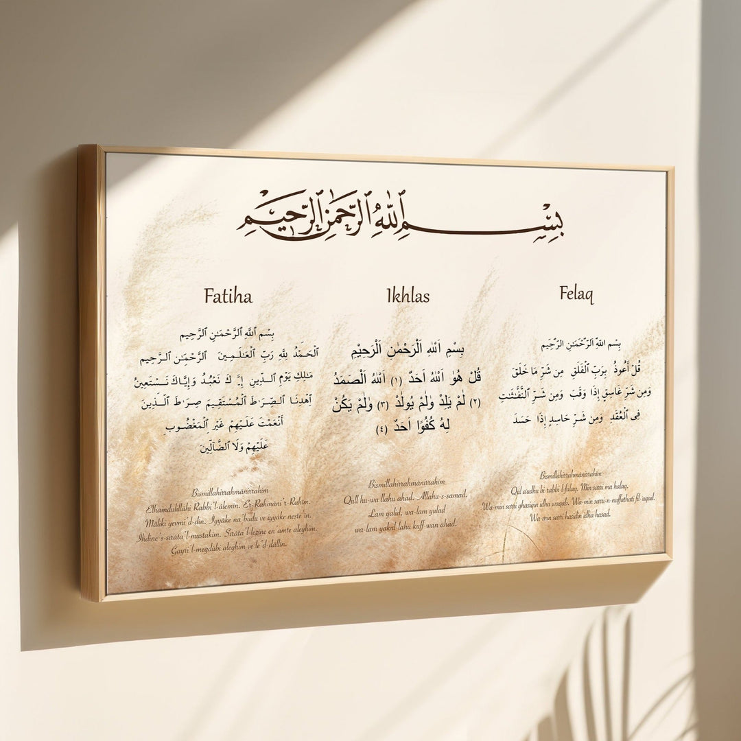 3in1 Schutzsuren - Leinwand/Acrylglas - Beautiful Wall