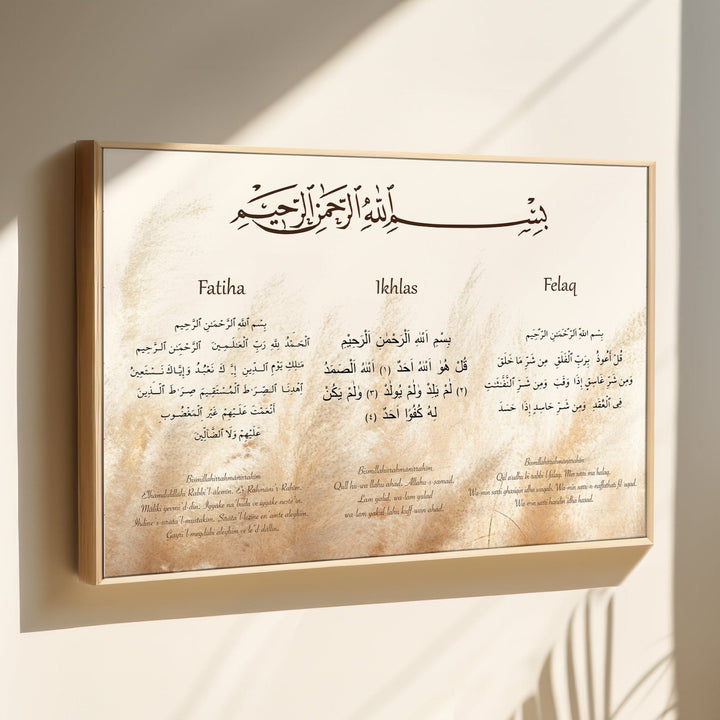 3in1 Schutzsuren - Leinwand/Acrylglas - Beautiful Wall