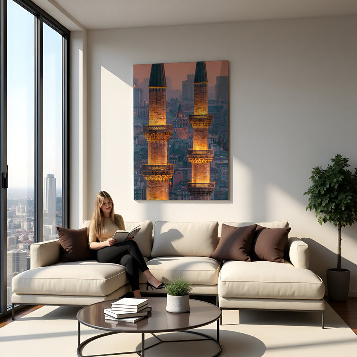 Istanbul - Mosquée - Toile/Verre acrylique