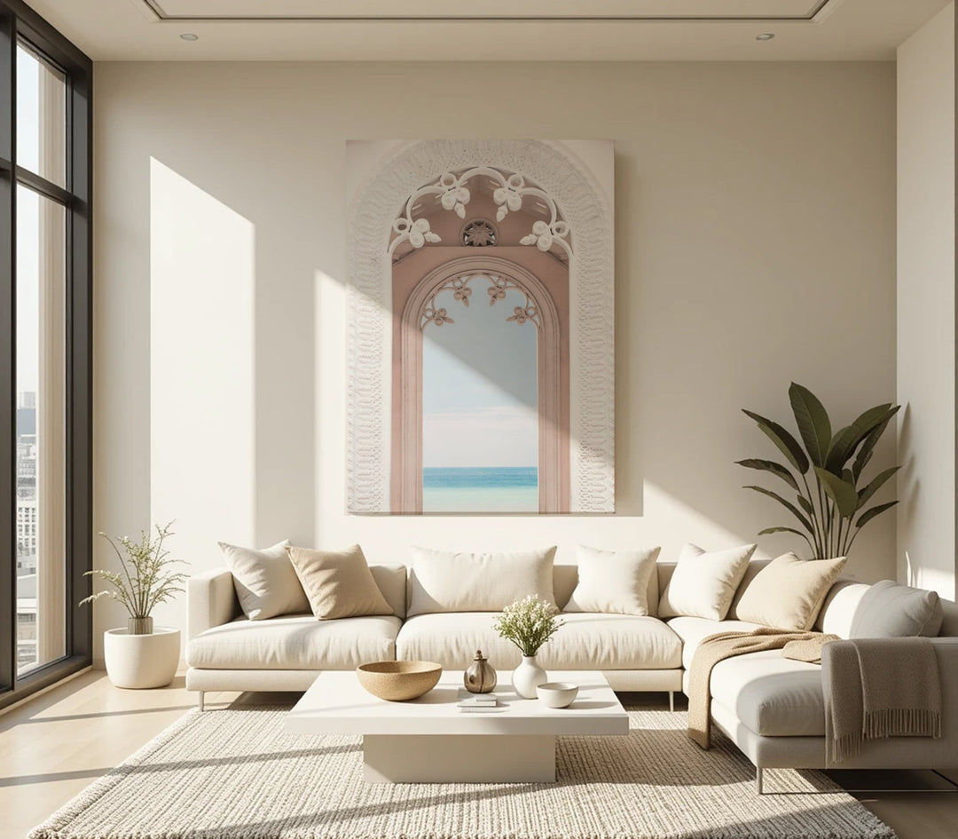 Arche am See - Leinwand/Acryl - Beautiful Wall