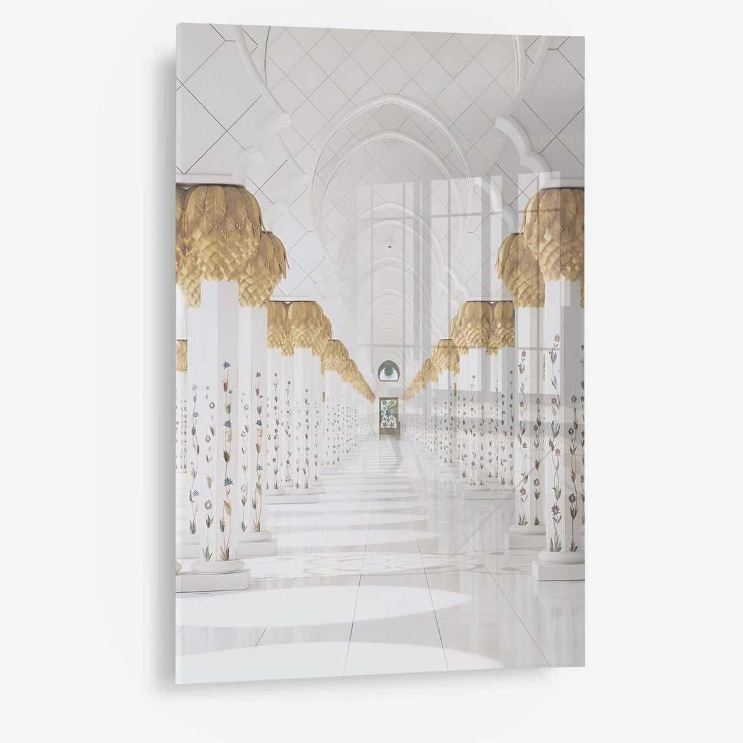 Grand Mosque Hallway - Leinwand/Acrylglas - Beautiful Wall