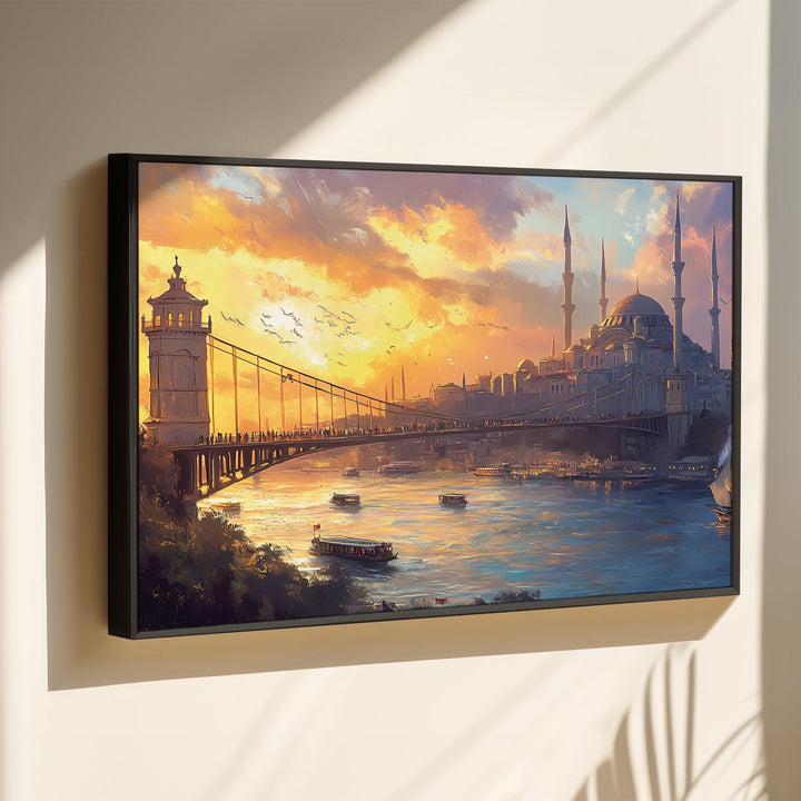 Istanbul - Gemälde - Leinwand/Acrylglas - Beautiful Wall