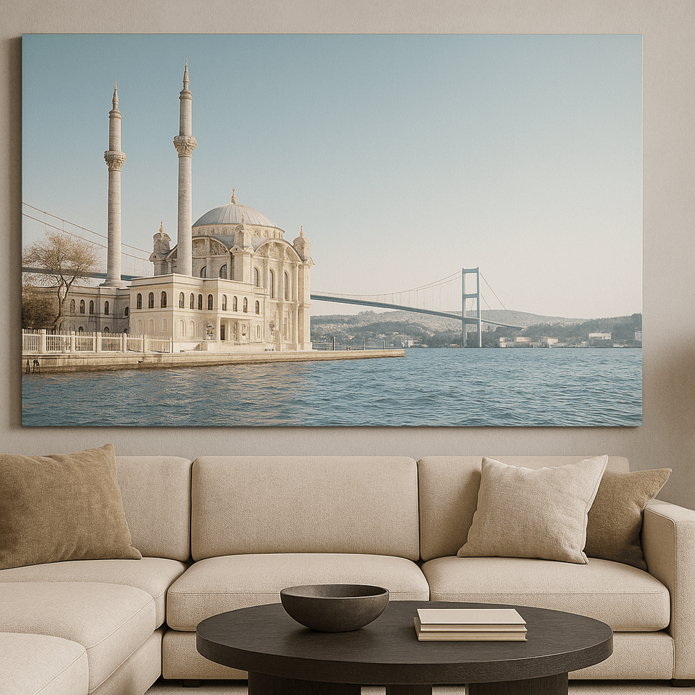 Istanbul Ortaköy Moschee - Leinwand/Acrylglas - Beautiful Wall