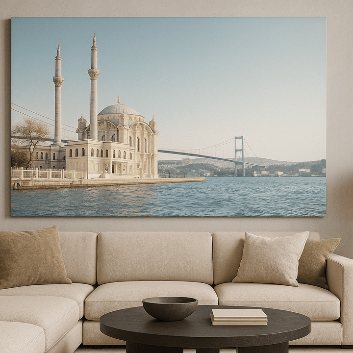 Istanbul Ortaköy Moschee - Leinwand/Acrylglas - Beautiful Wall