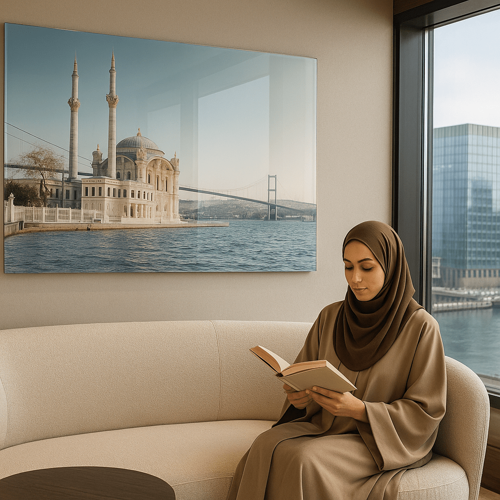 Istanbul Ortaköy Moschee - Leinwand/Acrylglas - Beautiful Wall