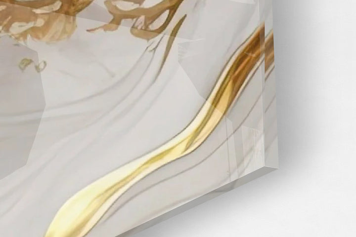 Sabr Golden Marble - Leinwand/Acrylglas - Beautiful Wall