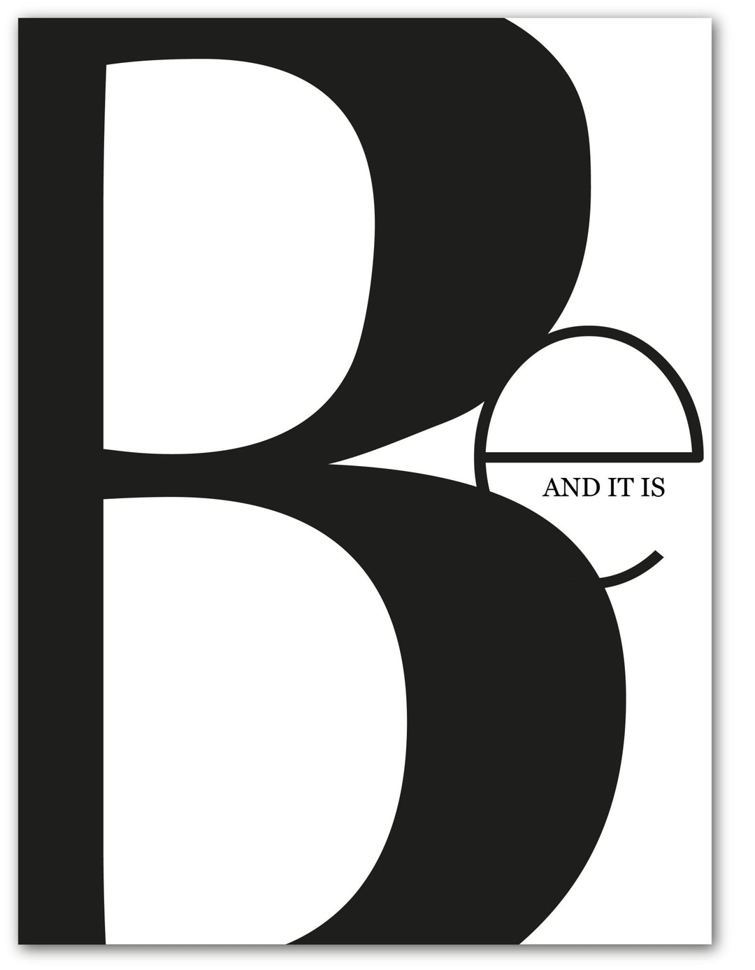 Be and it is - Beautiful Wall