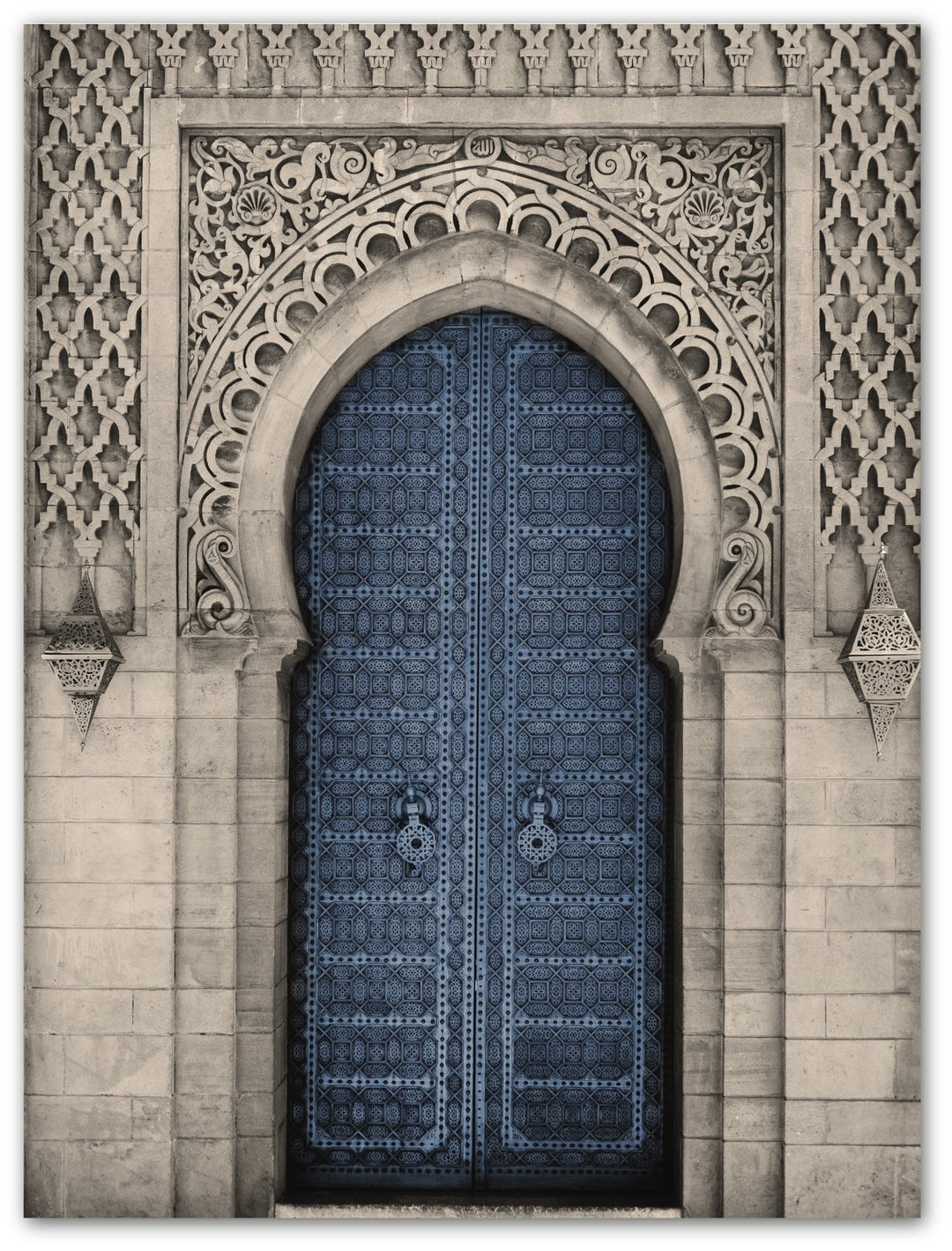 Blaue Tür in Marrakech - Beautiful Wall