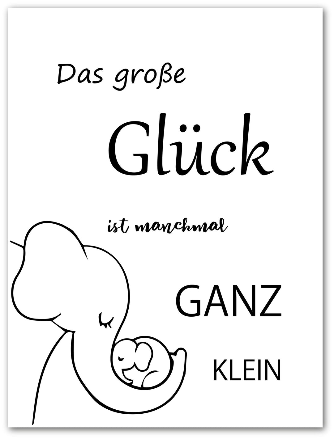 Das große Glück ist manchmal ganz klein - Beautiful Wall