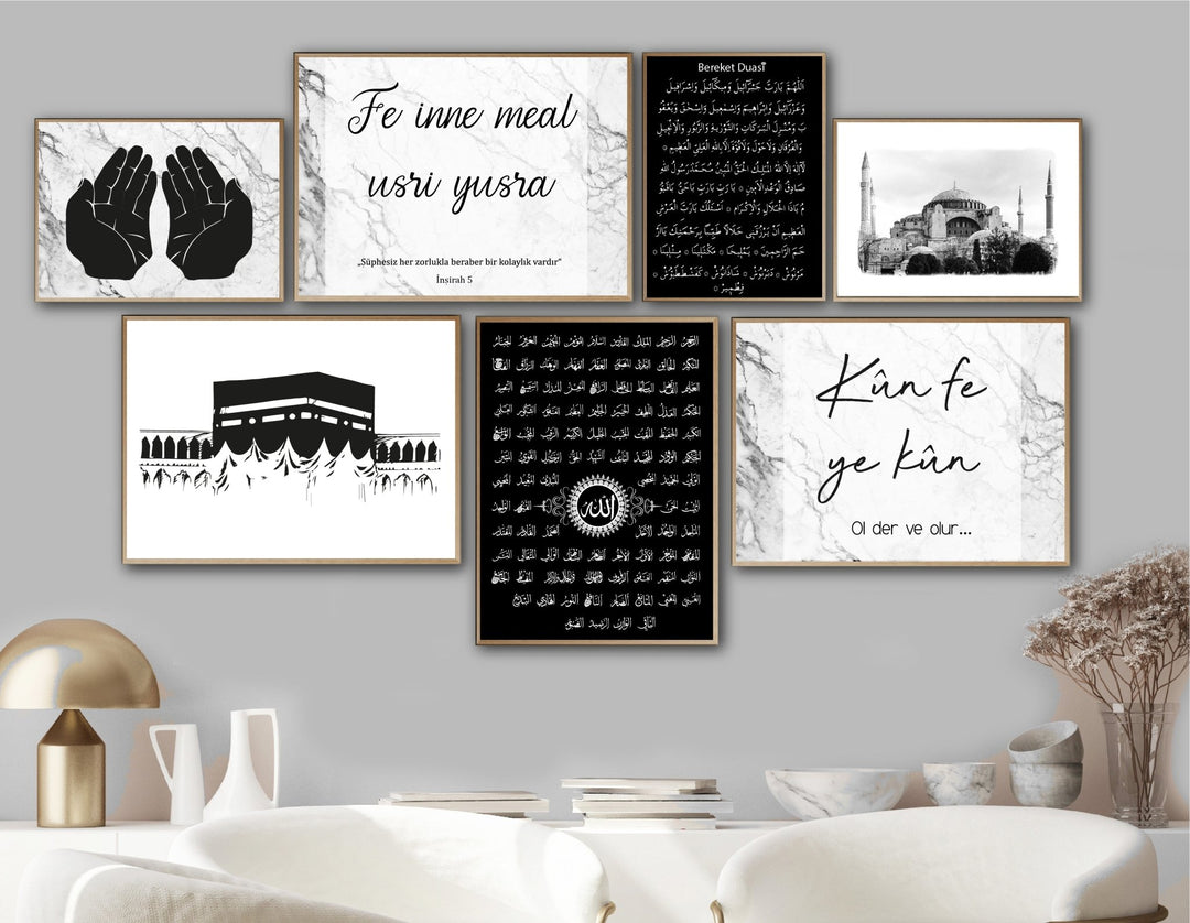 Fe Inne - Marmor - Komplettset - Beautiful Wall