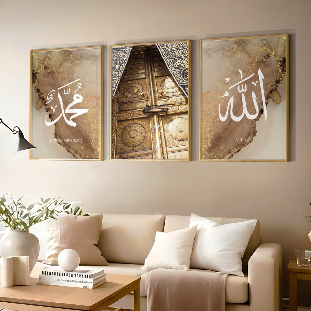 Golden Kaaba - Set - Beautiful Wall