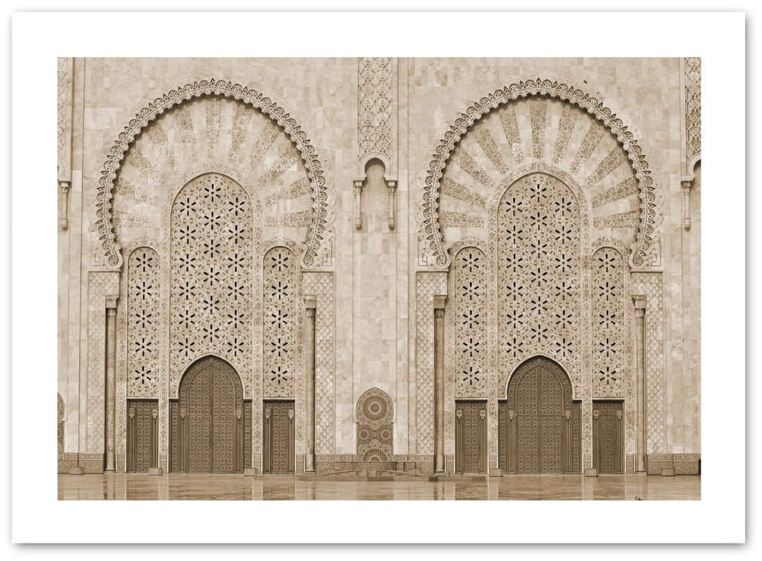 Hassan II Moschee in Casablanca - Beautiful Wall