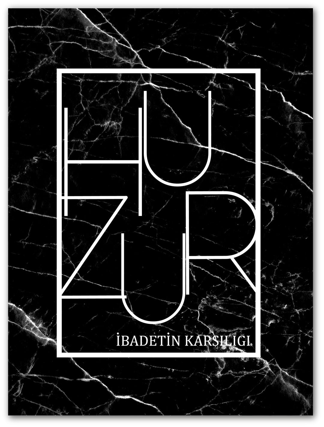Huzur - marmor schwarz - Beautiful Wall