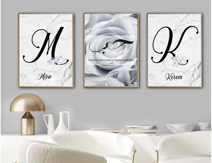 ... in Paaren erschaffen. 78/8 - Set personalisierbar - Beautiful Wall