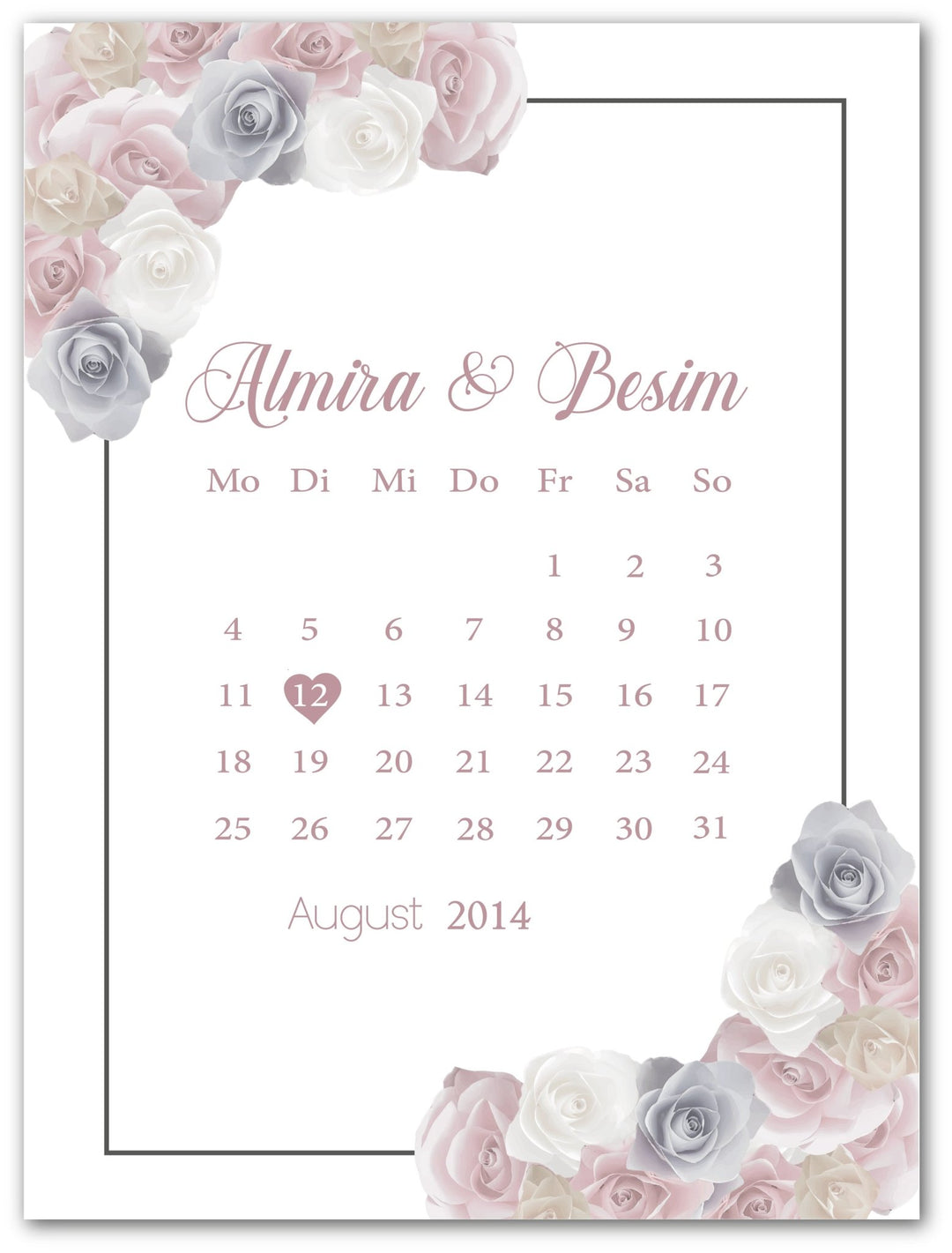 Kalender - personalisierbar - Beautiful Wall