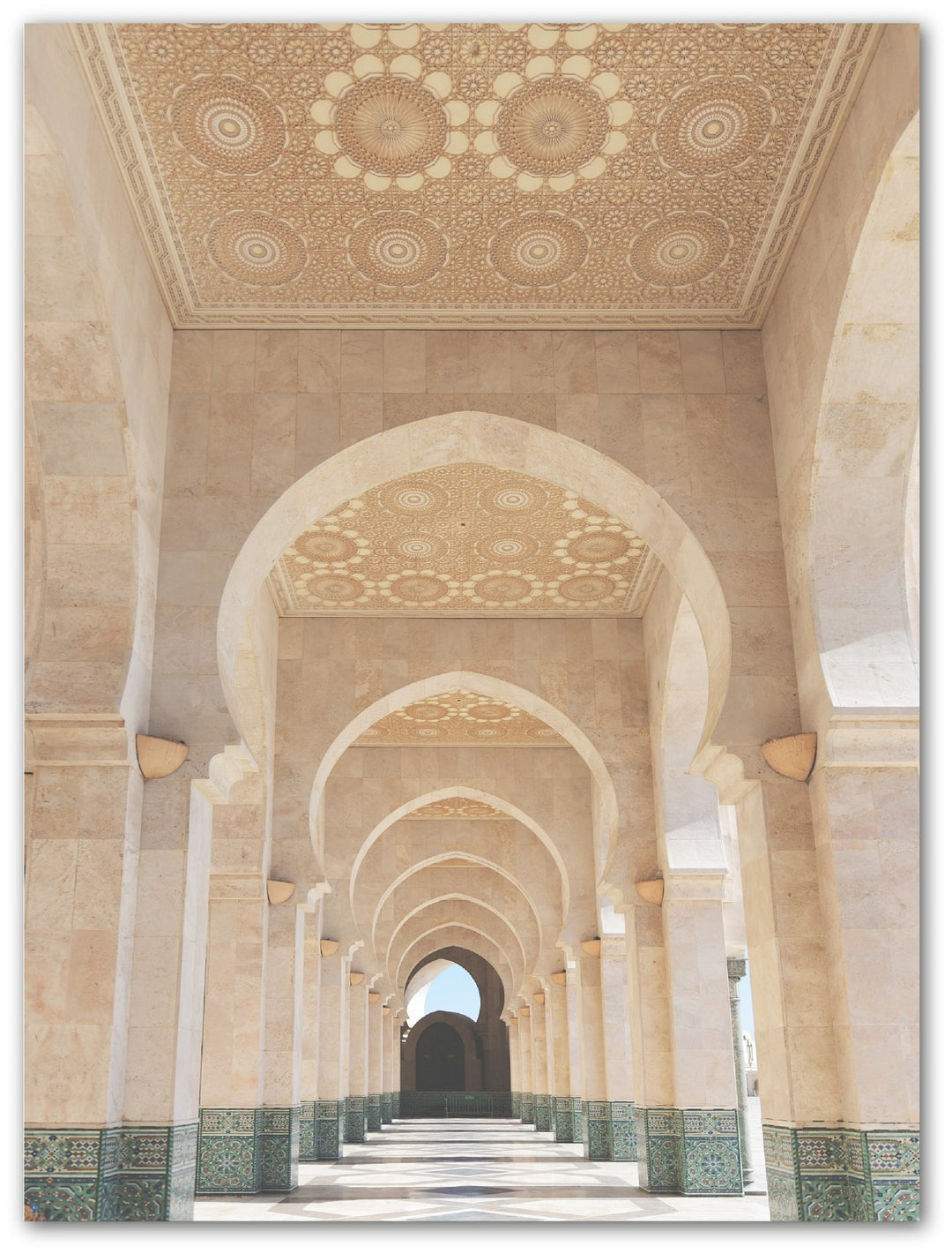Marocco - Hassan Moschee - Beautiful Wall