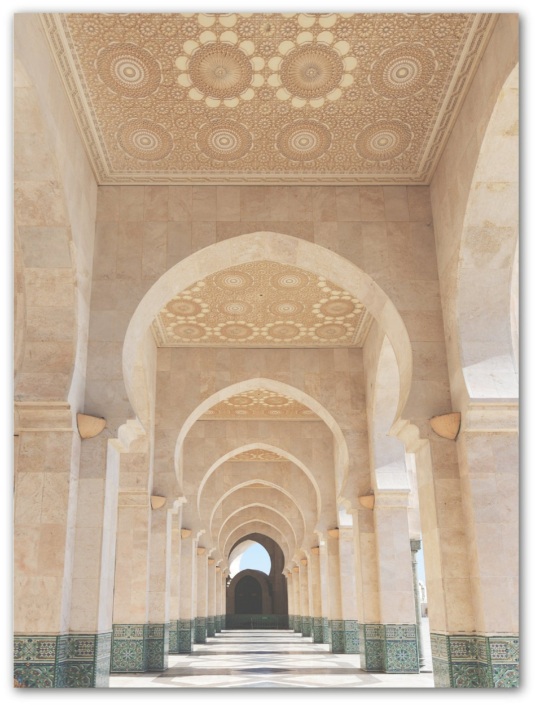 Marocco - Hassan Moschee - Beautiful Wall