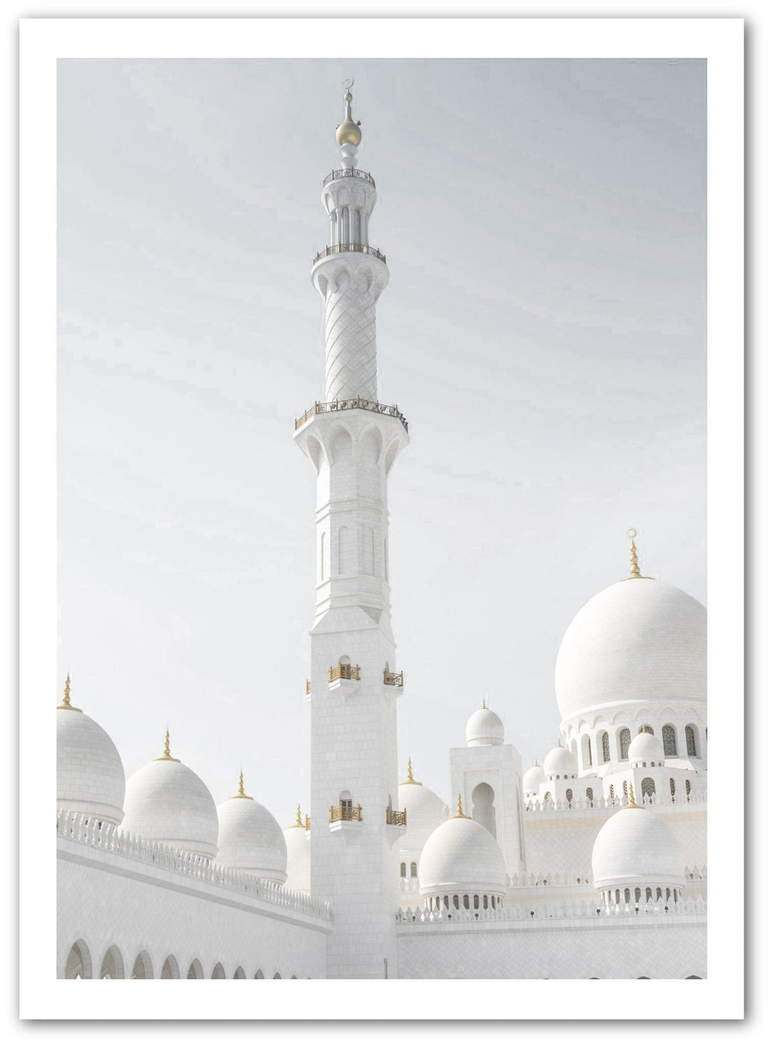 Minarette - Grand Mosque Abu Dhabi - Beautiful Wall