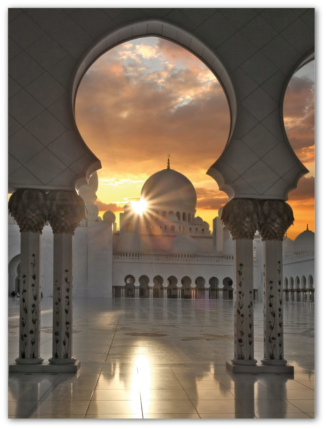 Moschee - Eingangsfläche - Beautiful Wall