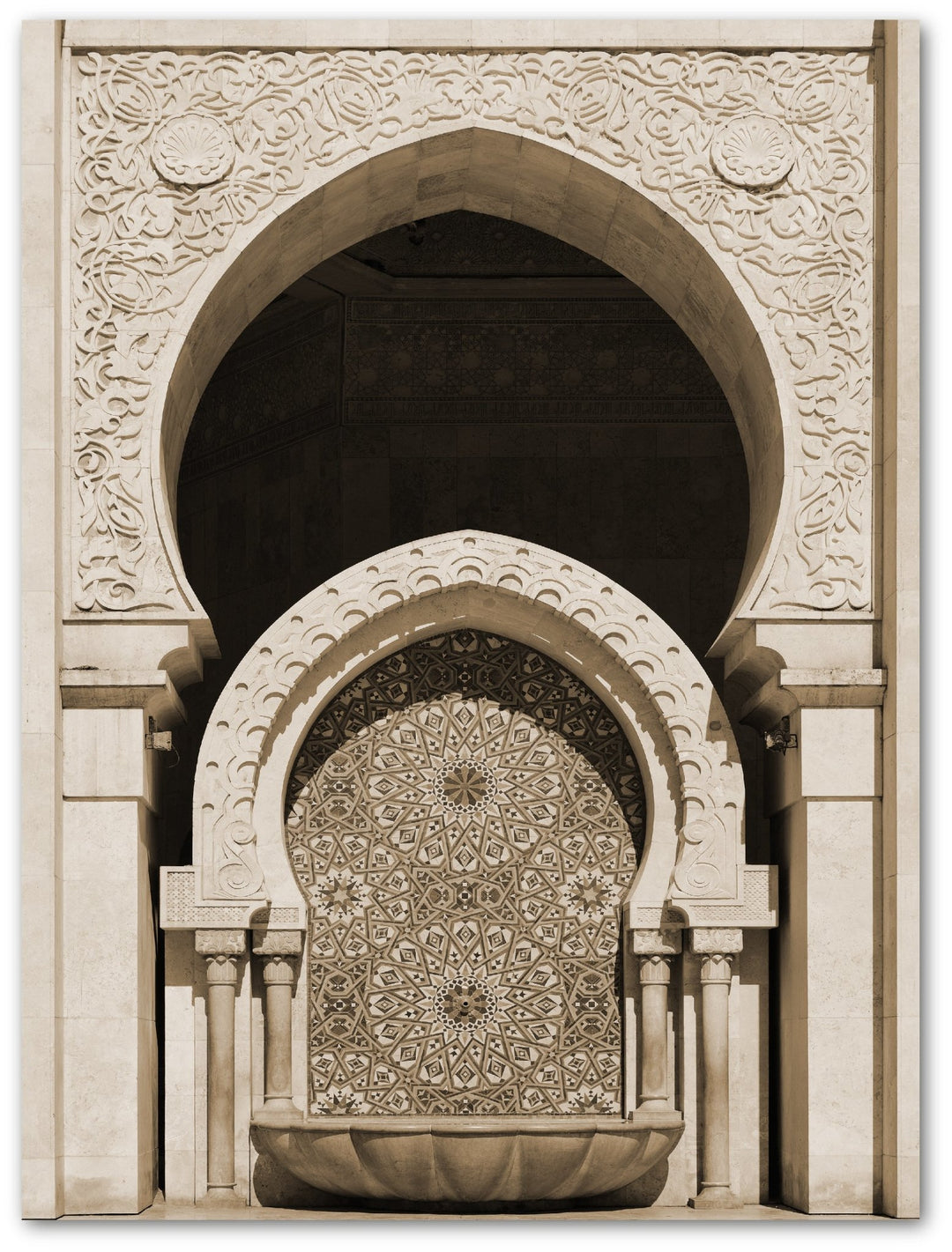Moschee Hasan II - Beautiful Wall