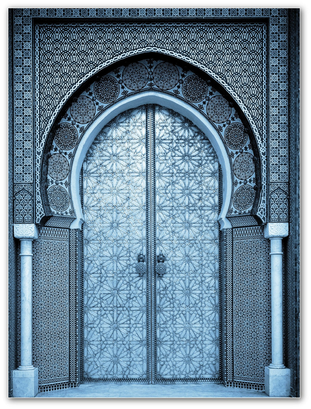 Moschee Tür - blau - Beautiful Wall
