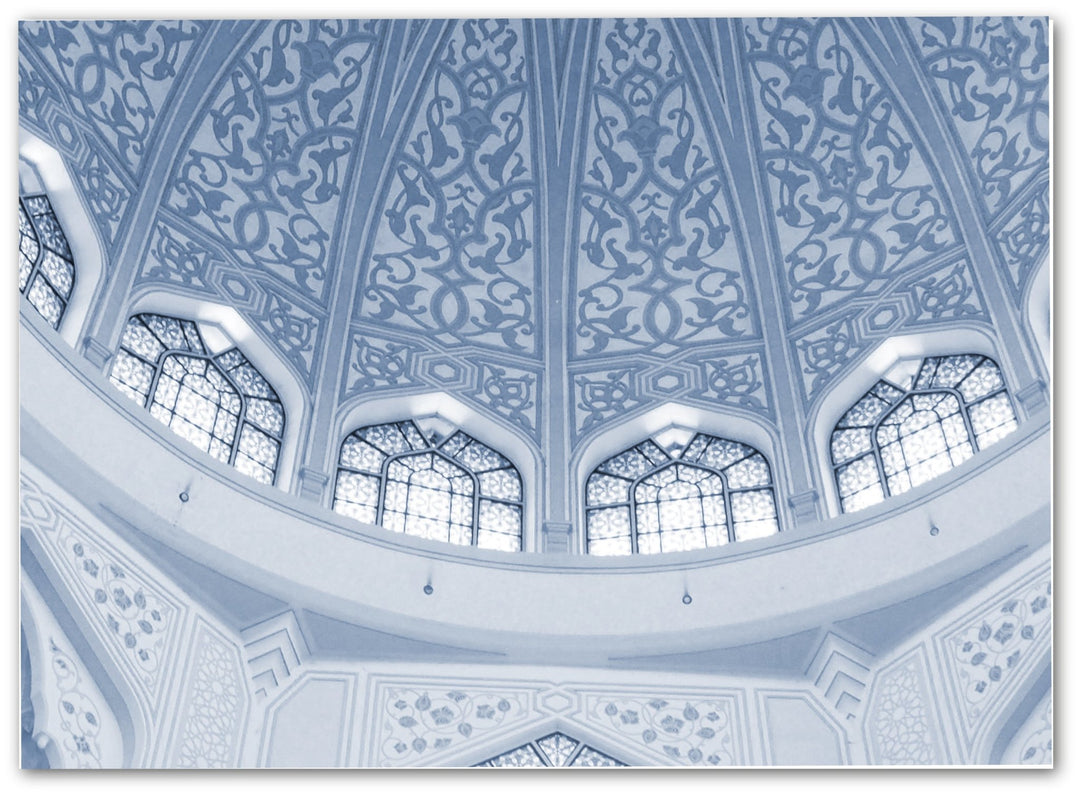 Moschee von innen - blau - Beautiful Wall