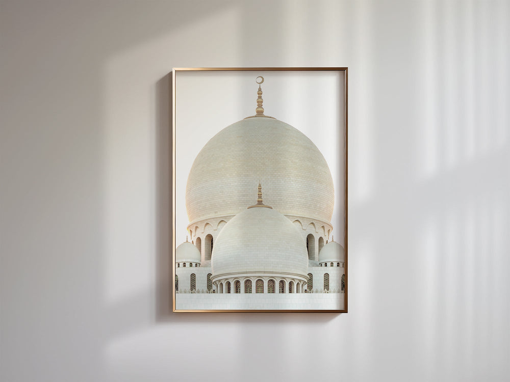 Sheikh Zayed Mosque - beige, weiß oder grau - Beautiful Wall