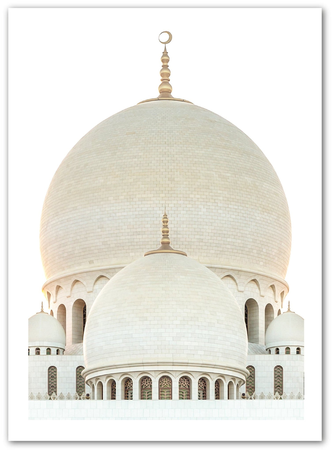 Sheikh Zayed Mosque - beige, weiß oder grau - Beautiful Wall