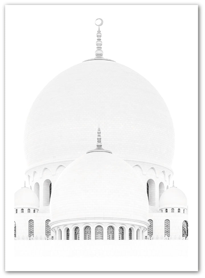 Sheikh Zayed Mosque - beige, weiß oder grau - Beautiful Wall