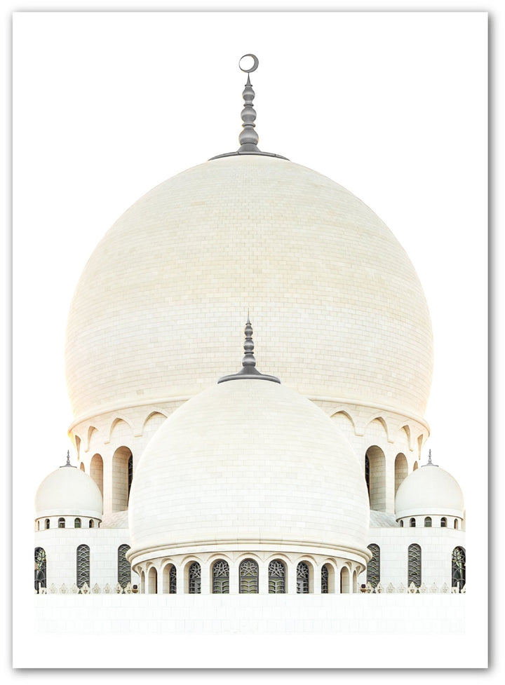 Sheikh Zayed Mosque - beige, weiß oder grau - Beautiful Wall