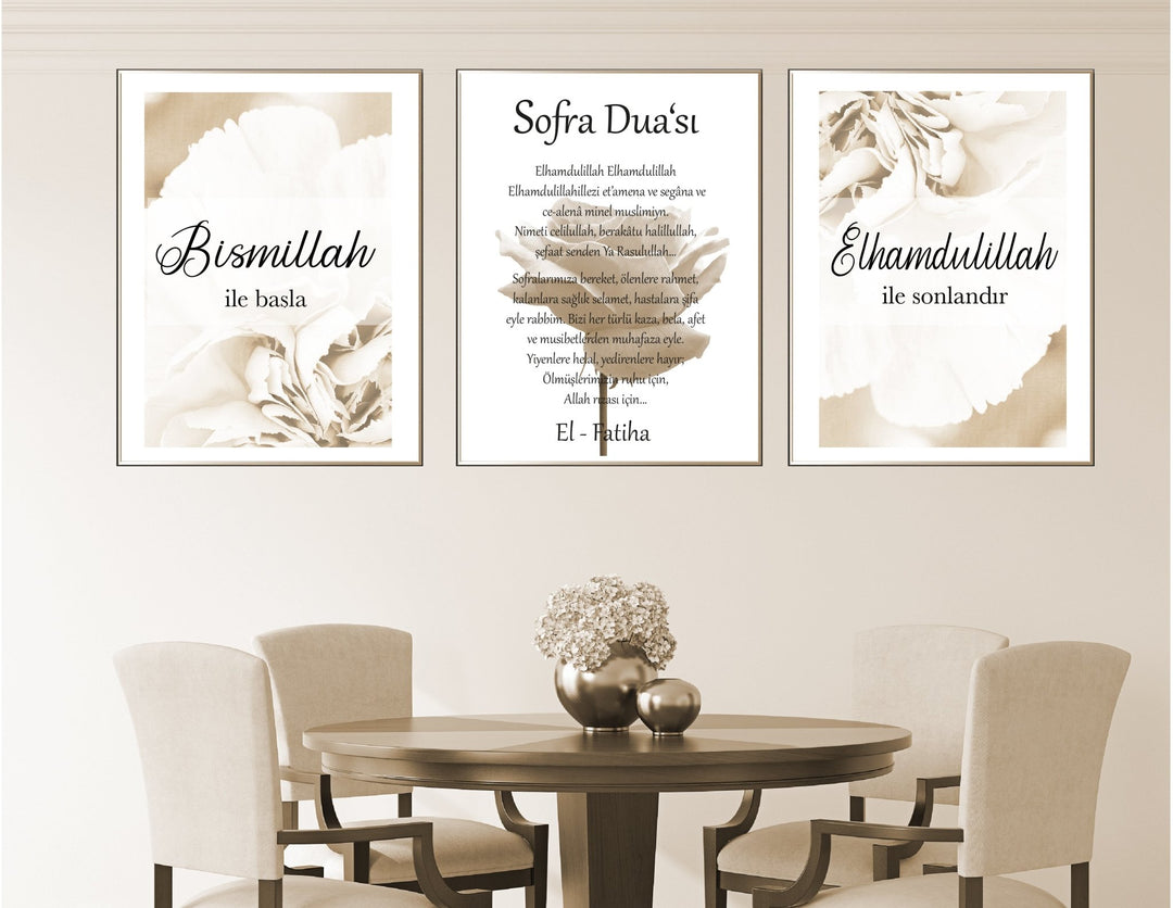 Sofra Duasi & Bismillah ile basla - Set - Beautiful Wall