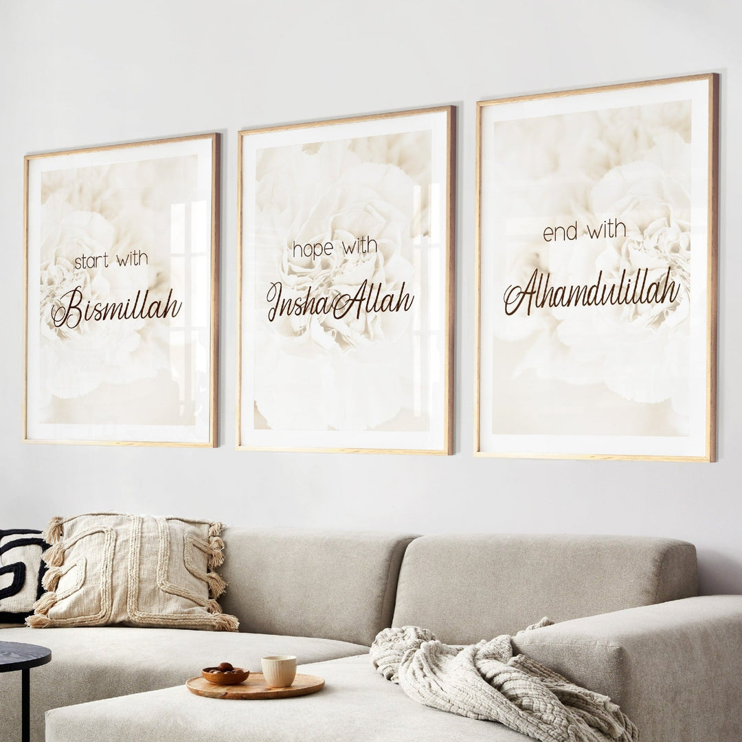 Start with Bismillah - Set - Beautiful Wall