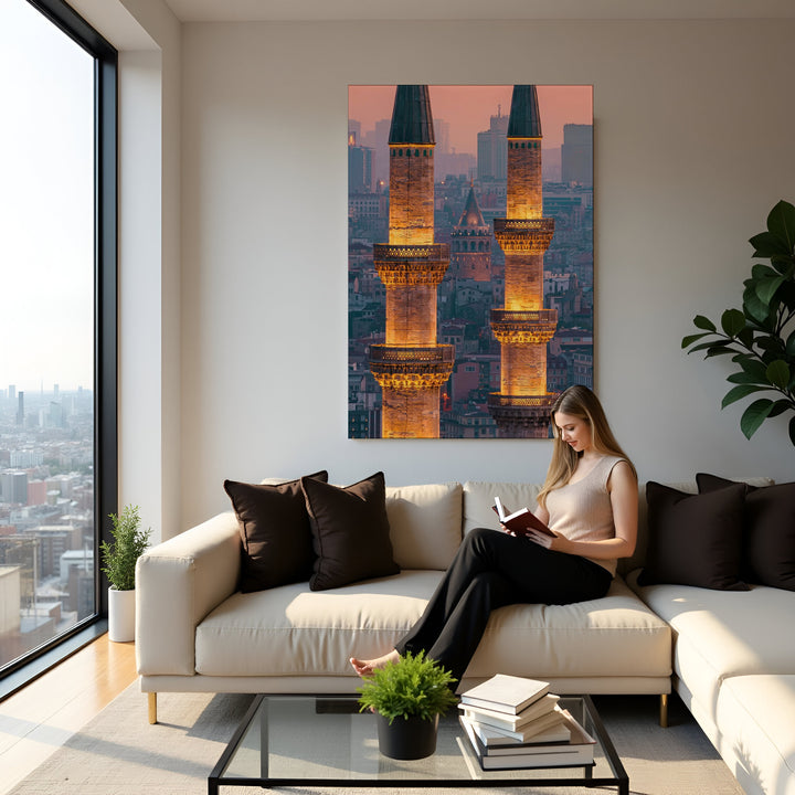 Istanbul - Mosquée - Toile/Verre acrylique 