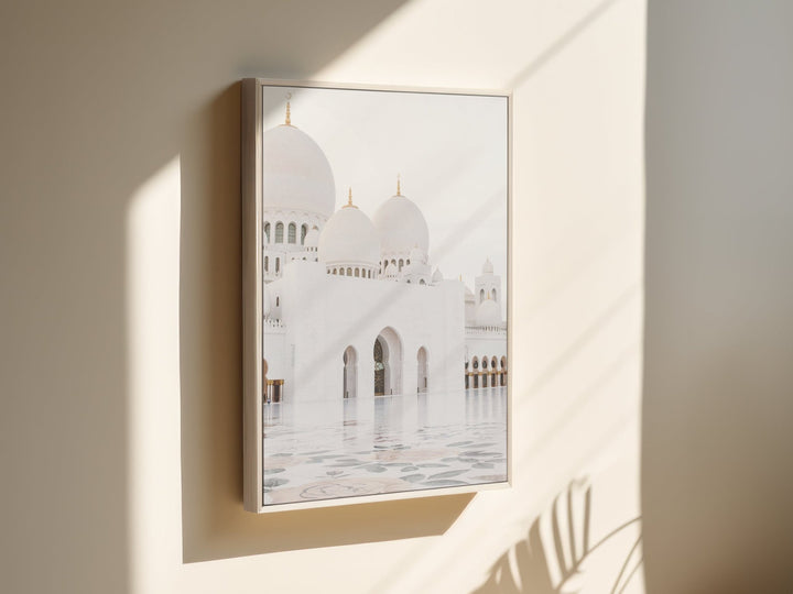 Abu Dhabi Moschee - Leinwand/Acrylglas - Beautiful Wall