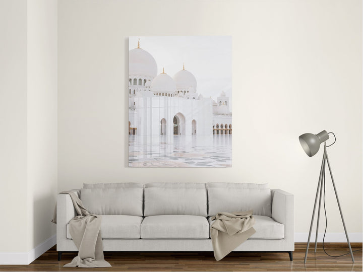 Abu Dhabi Moschee - Leinwand/Acrylglas - Beautiful Wall