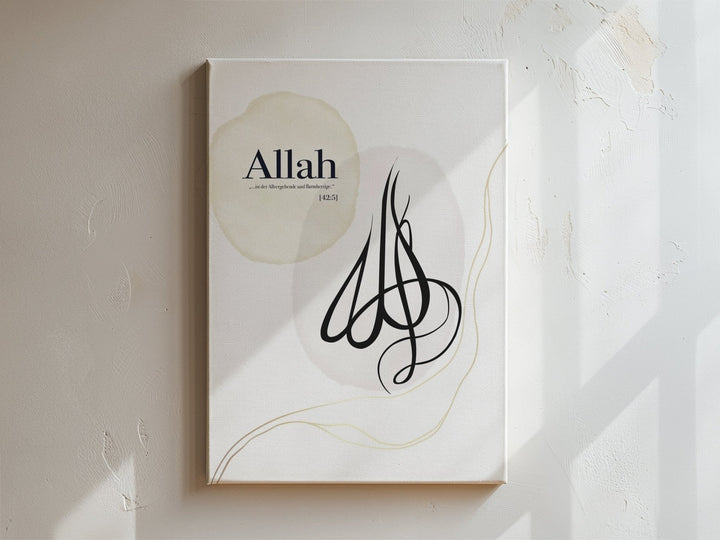 Allah swt. - Abstract - Leinwand/Acryl - Beautiful Wall