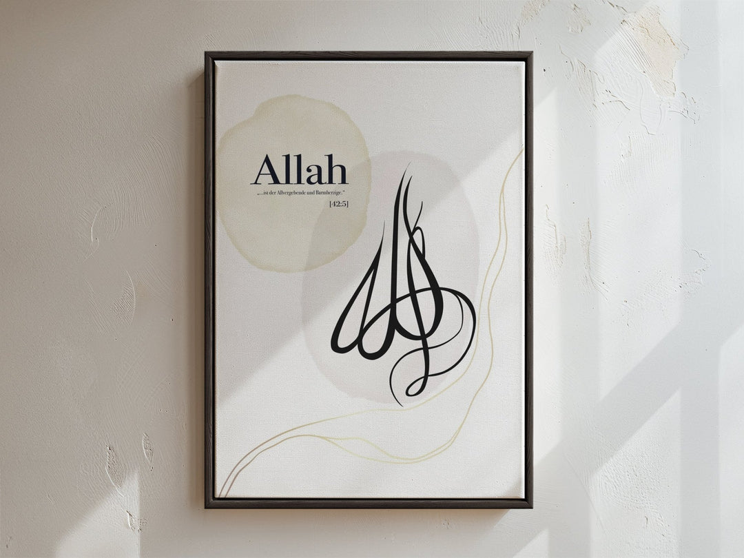 Allah swt. - Abstract - Leinwand/Acryl - Beautiful Wall