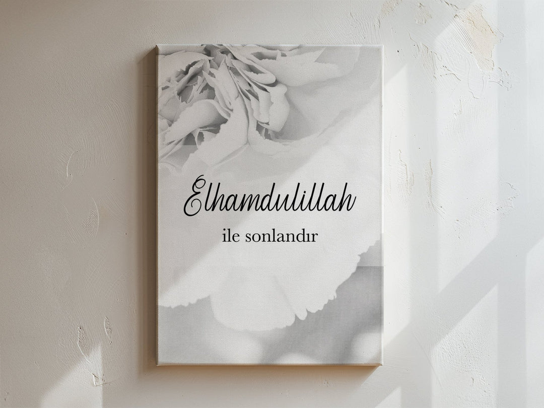 Elhamdulillah ile - Leinwand/Acrylglas - Beautiful Wall