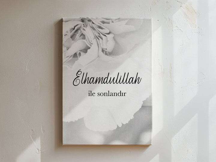 Elhamdulillah ile - Leinwand/Acrylglas - Beautiful Wall