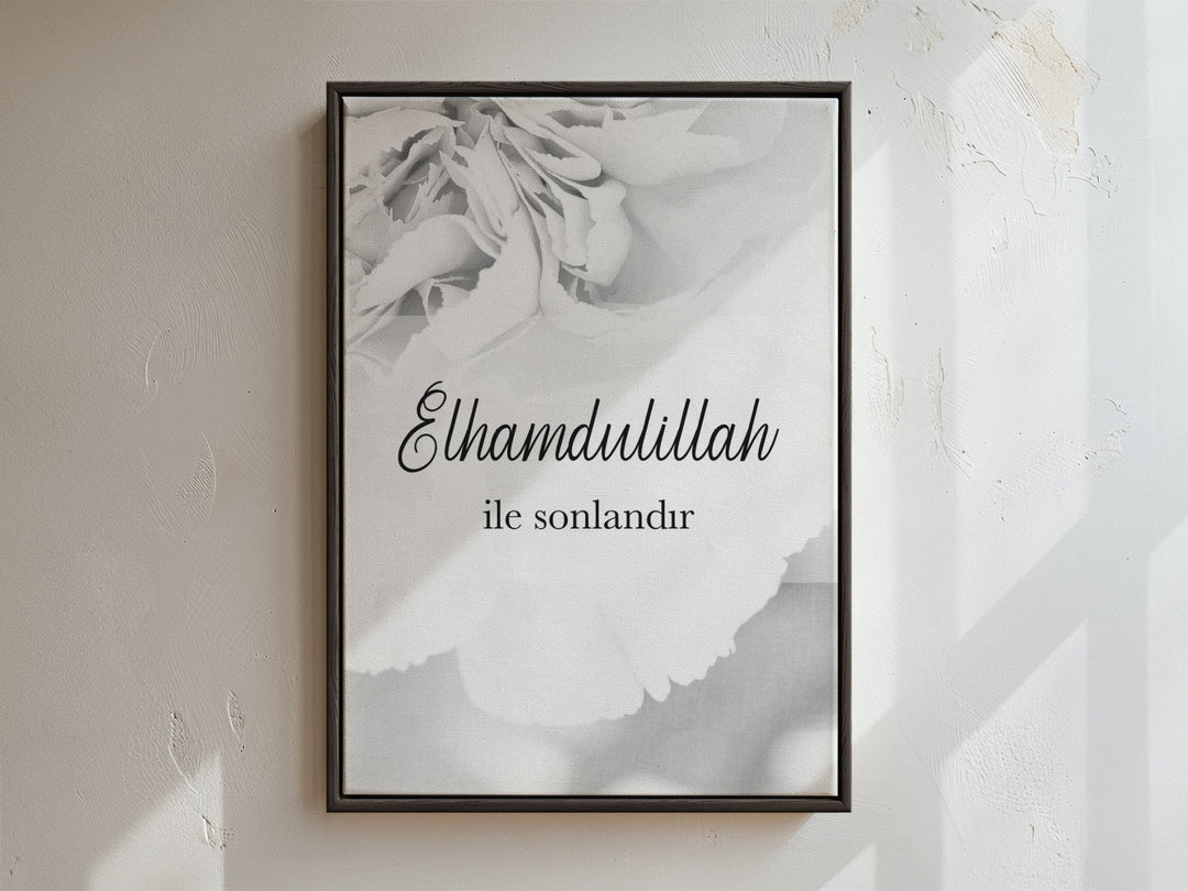 Elhamdulillah ile - Leinwand/Acrylglas - Beautiful Wall