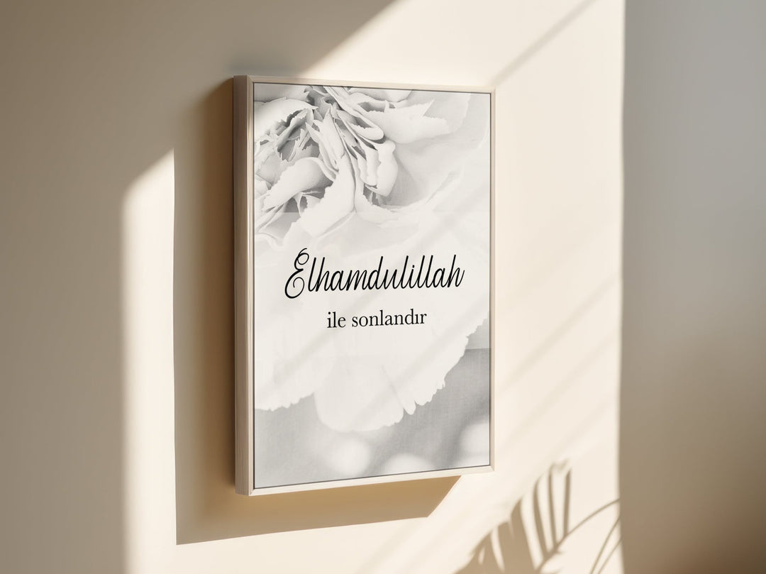 Elhamdulillah ile - Leinwand/Acrylglas - Beautiful Wall