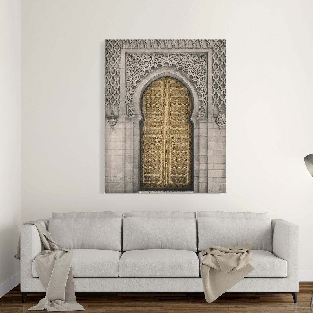 Golden Door in Marrakech - Leinwand/Acrylglas - Beautiful Wall