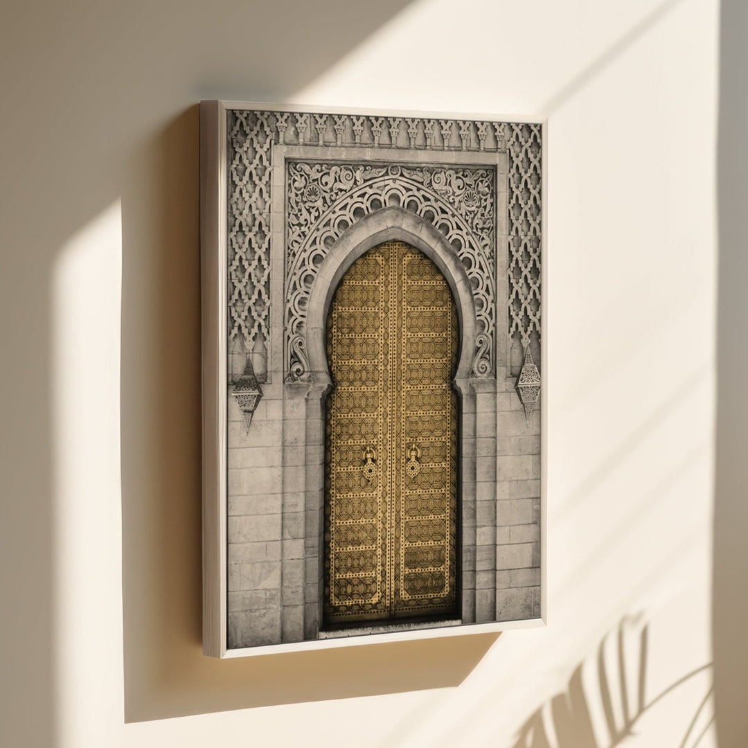 Golden Door in Marrakech - Leinwand/Acrylglas - Beautiful Wall