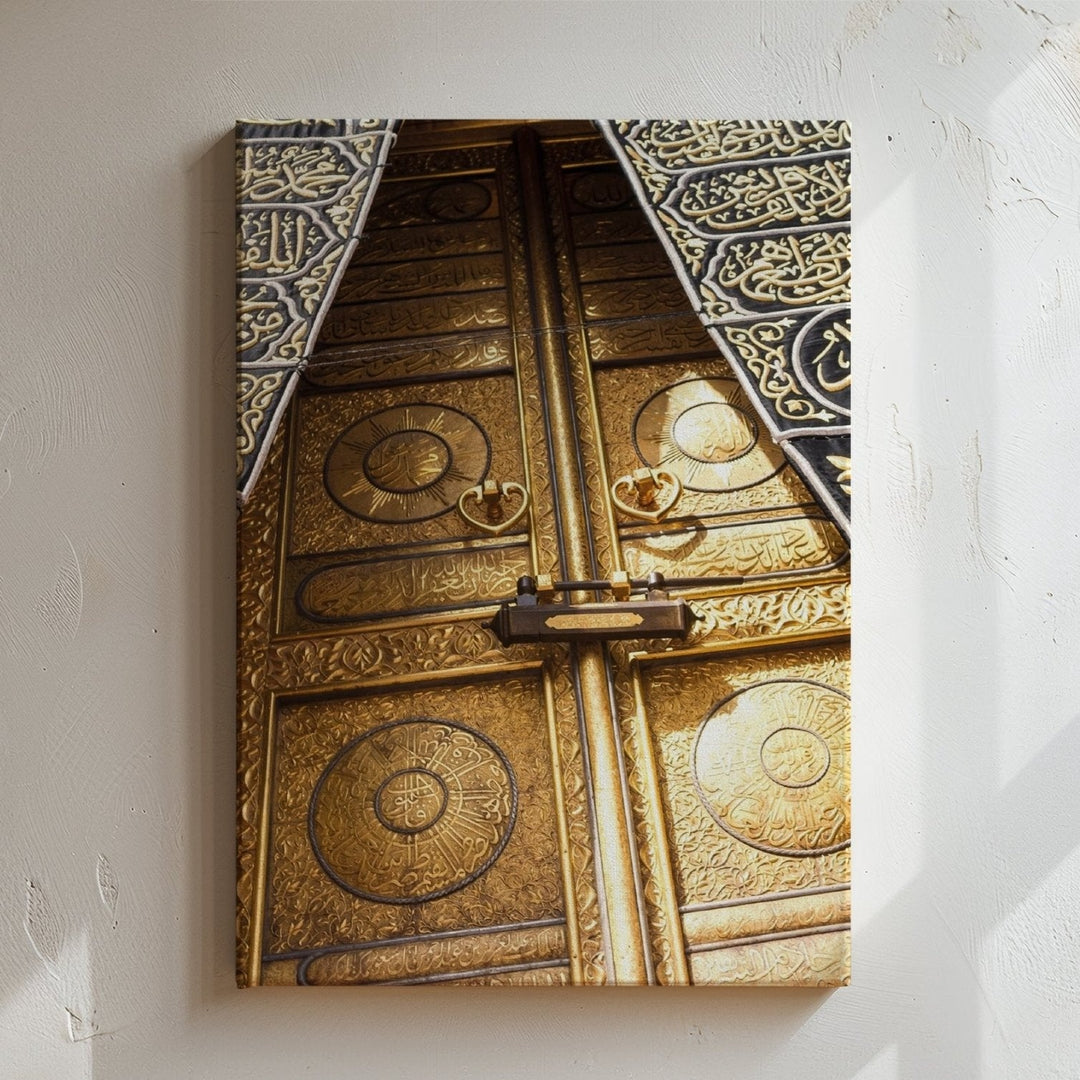 Golden Kaaba - Leinwand/Acrylglas - Beautiful Wall