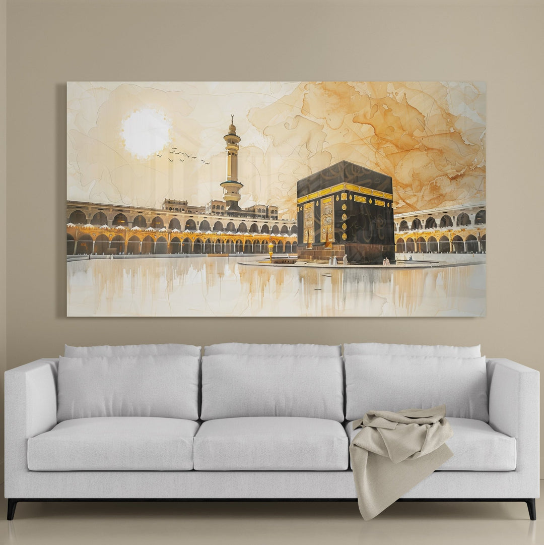 Kaaba Gemälde - Abstract - Leinwand/Acrylglas - Beautiful Wall