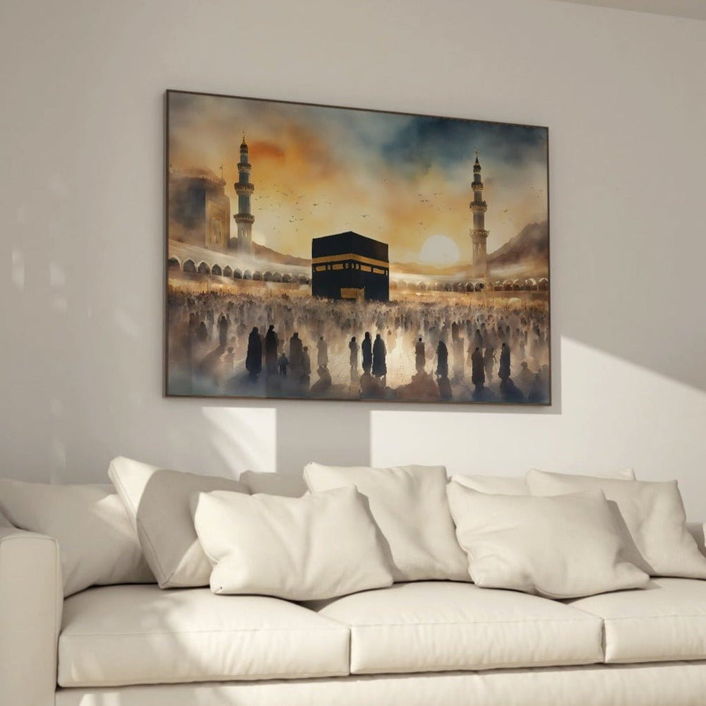 Kaaba Gemälde - Leinwand/Acrylglas - Beautiful Wall